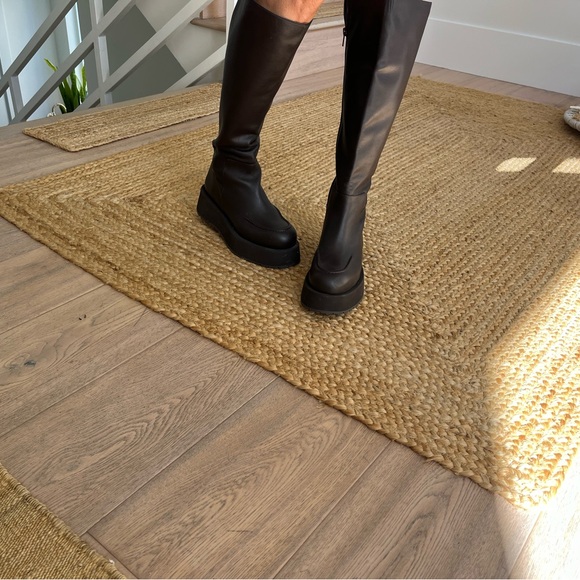 Revolve NWT Paloma Barceló Knee Platform Leather Boots. LOVE - Picture 3 of 16